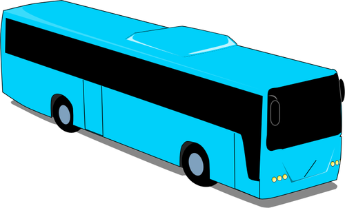 Dibujo de autobÃºs azul